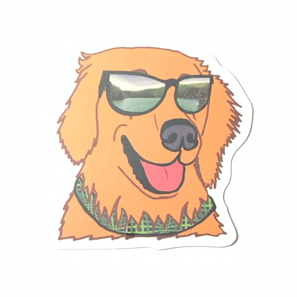 Golden Retriever Vinyl Sticker